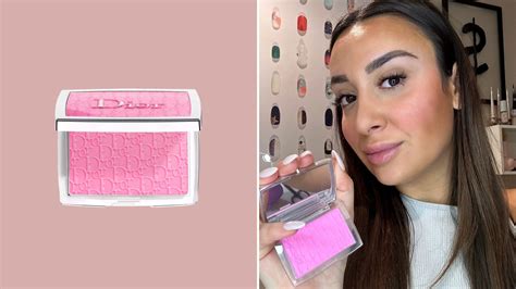 dior blush colour and light stick|dior blush with flushed cheeks.